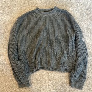 urban outfitters grey soft sweater, used but in great condition.
